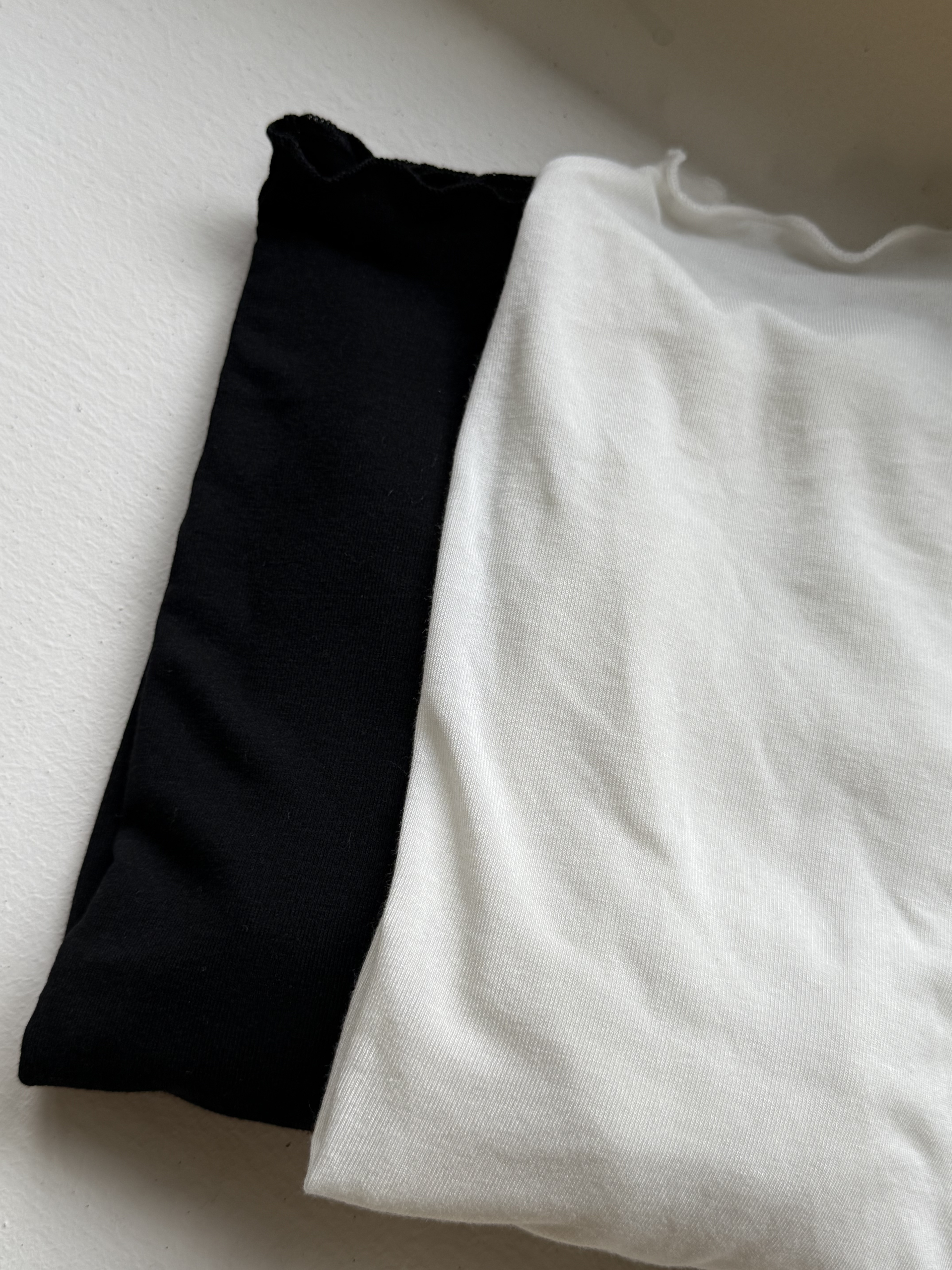 木耳邊透膚長袖