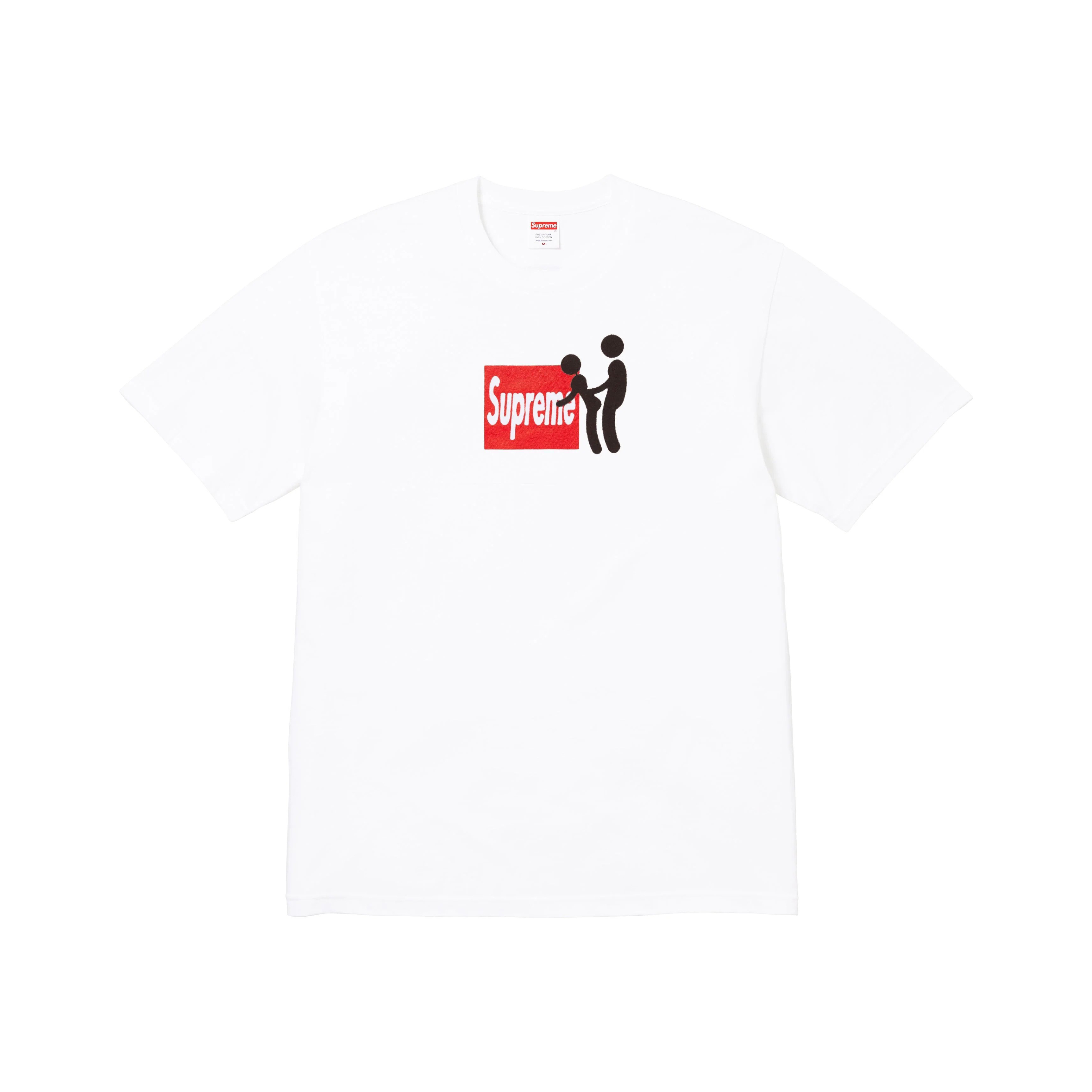 -(B4e04)-SUPREME STICK TEE FW25 SEX BOGO (BY MYLES UNDERWOOD) 壞壞 後入 色色 短T 黑/白-FW25T35