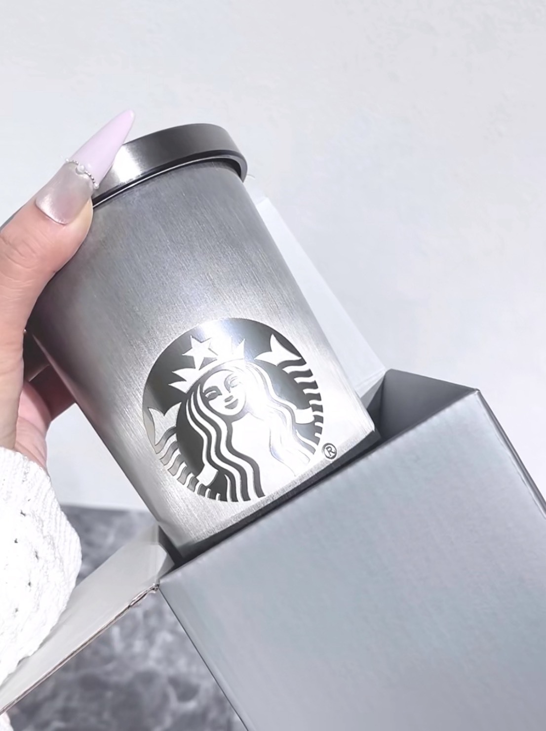 < 限量發售 > STARBUCKS 星巴克 貓眼漸變 不鏽鋼吸管杯 800ml