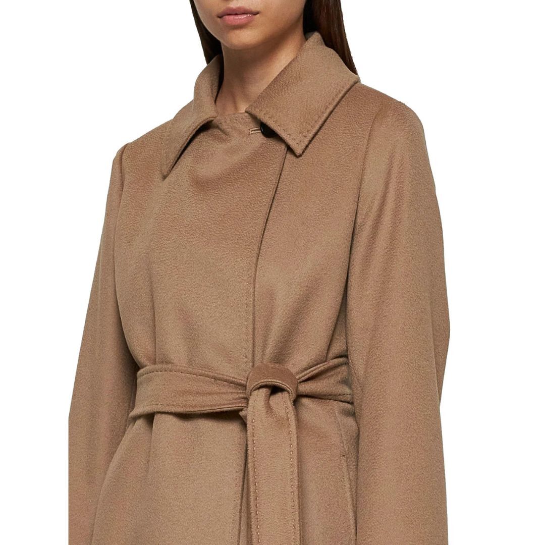 1LN0902-013 MAX MARA Studio Coat Caramel #6016025106-024 (C-BR-E)