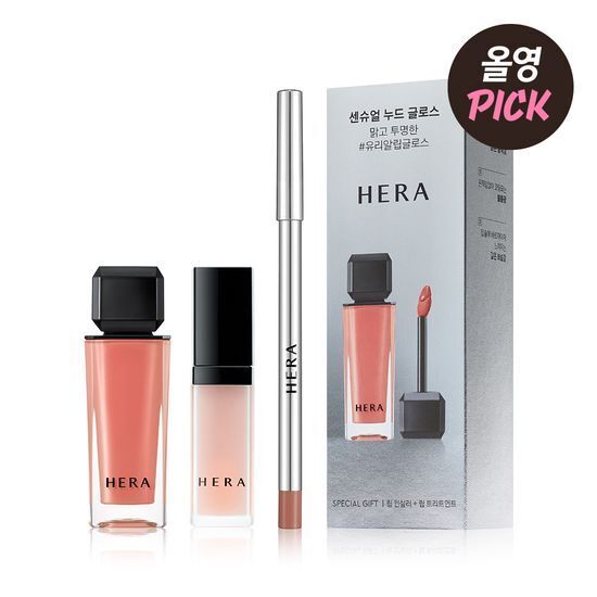《Olive Young連線》HERA Sensual Nude Gloss SET