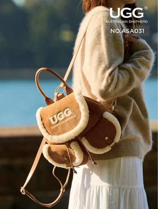澳洲🇦🇺直送✈ UGG Excursion羊毛皮革背包