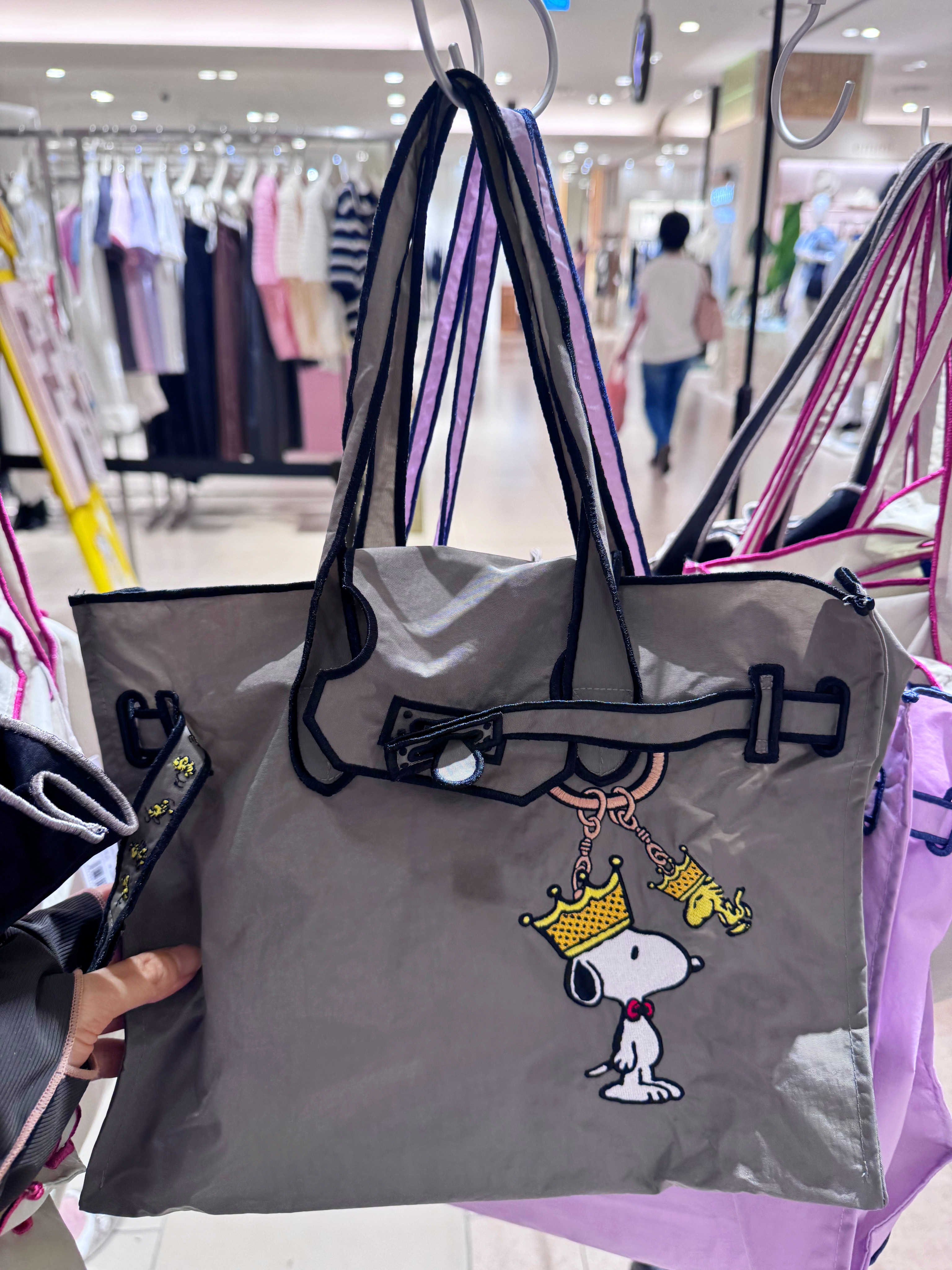 ラクゼット スヌーピー L ライトグレー ラクゼット スヌーピー L ライトグレー 正規品】LA COUSETTEラクゼット