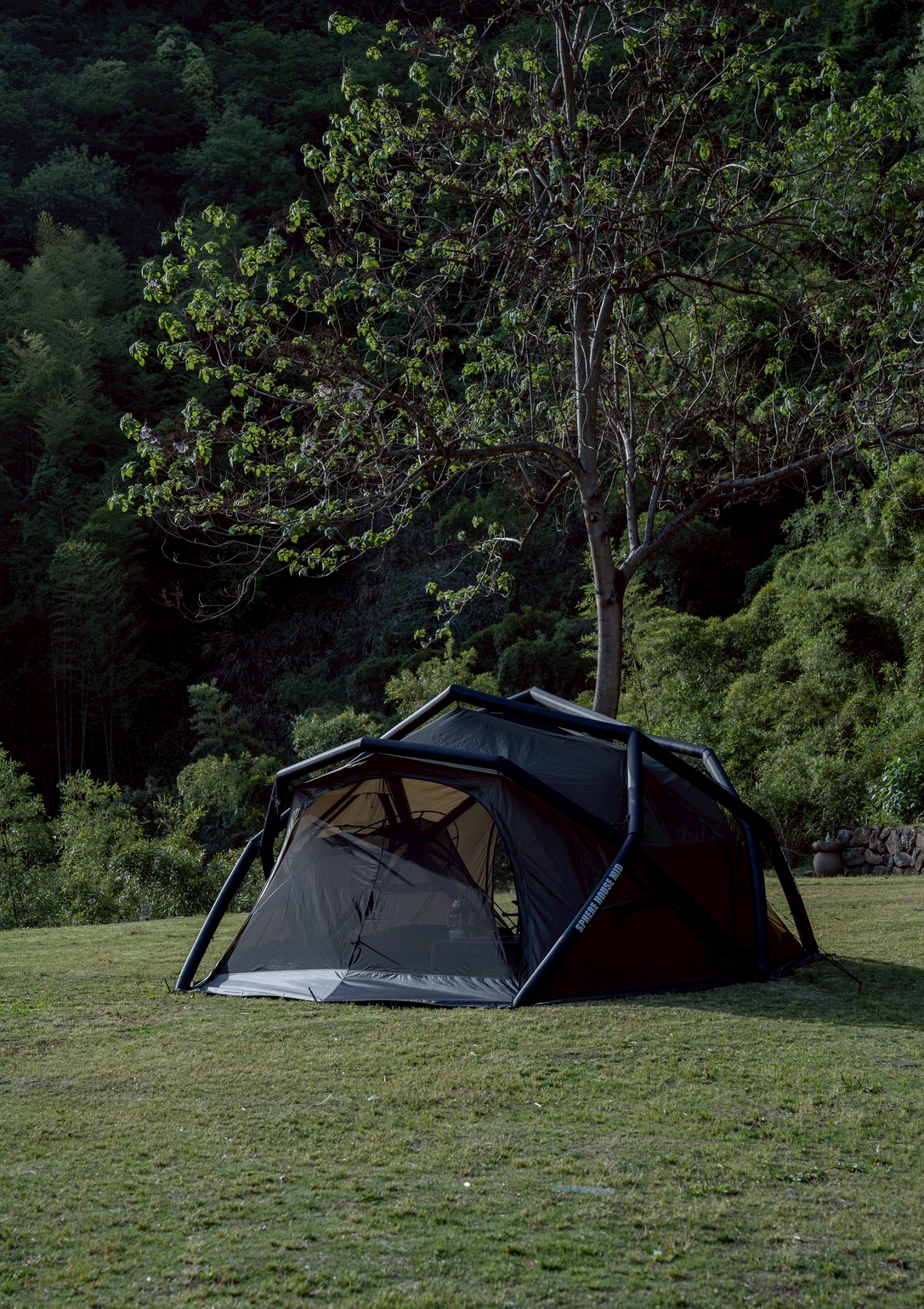 廢柴俱樂部（SPRINGHILL春山伏羲空氣圓頂帳篷）專用黑色紗網門（一片）