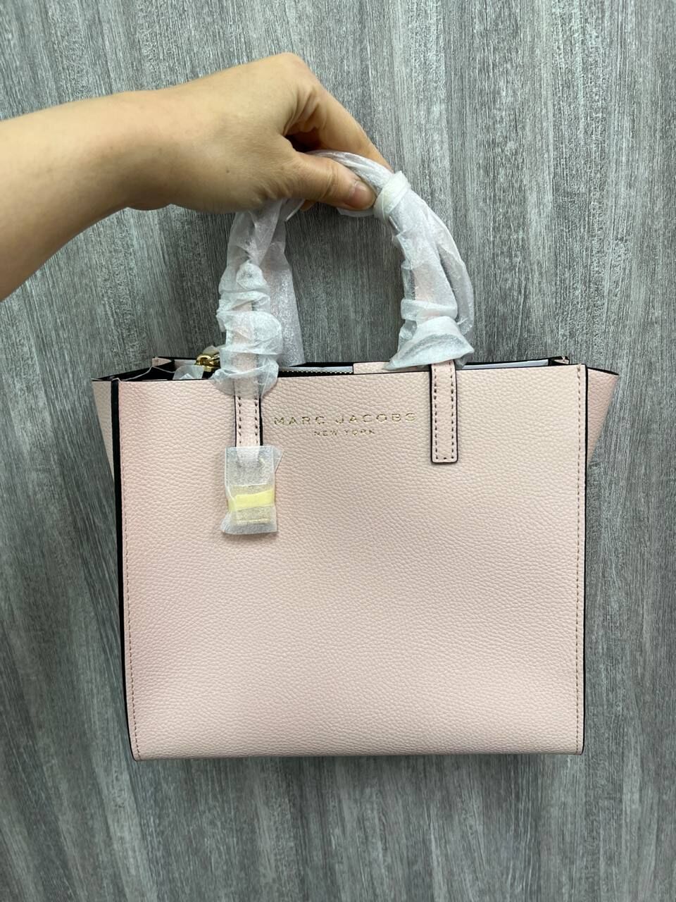 [S] MARC JACOBS PEACH WHIP M0015685-696 MINI GRIND TOTE BAG, 191267982441 (SMJ591)
