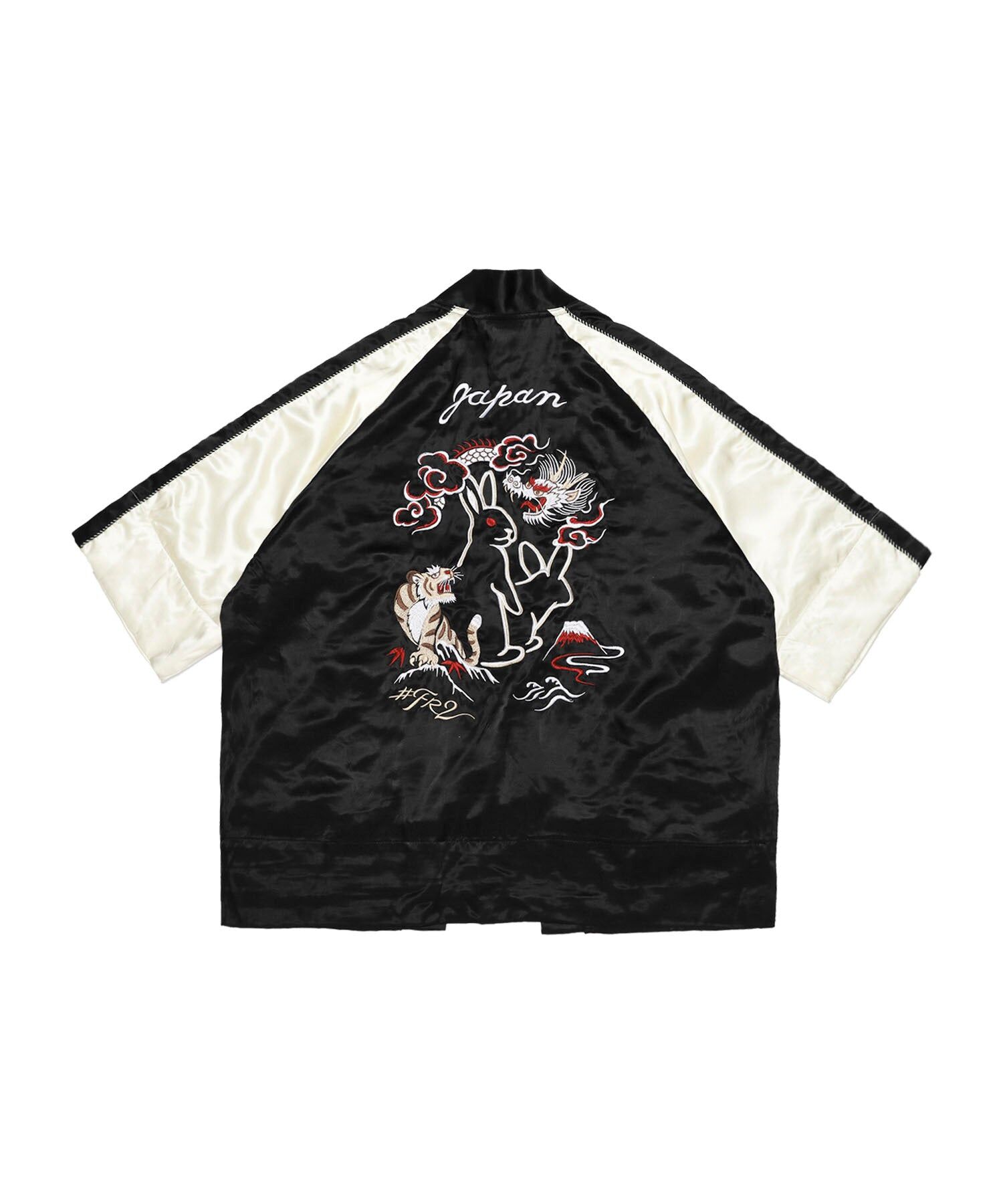 『代購商品』2025AW FR2 Embroidery Souvenir Happi Jacket 刺繡 橫須賀 半纏 短袖 外套 FRJ193