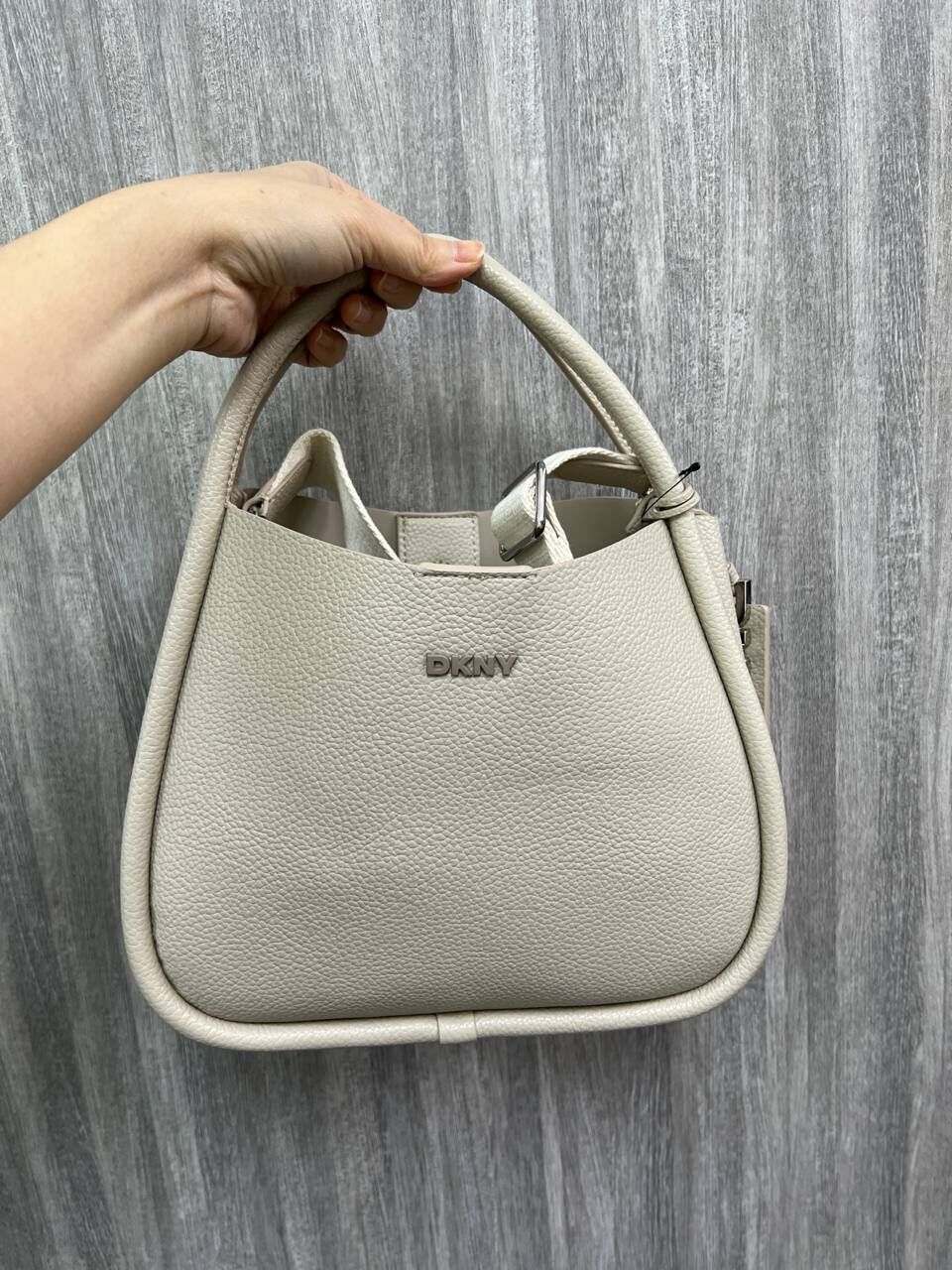 [S] DKNY LT TAUPE R52BAK69 CAPRI HOBOS HANDBAG, 732465426193 FINAL SALE (SD1510)
