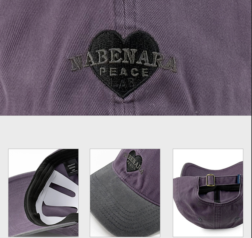 PEACE雙色拼接棒球帽