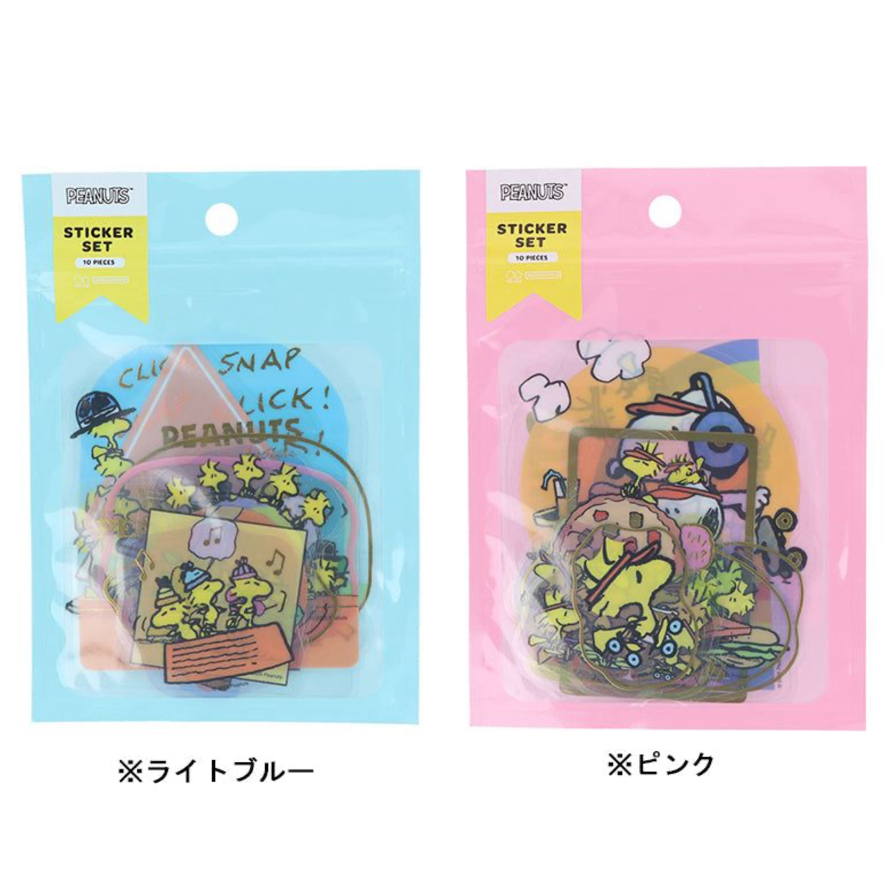 JP Snoopy 透明大貼紙 10塊 7425 7432 OS250829