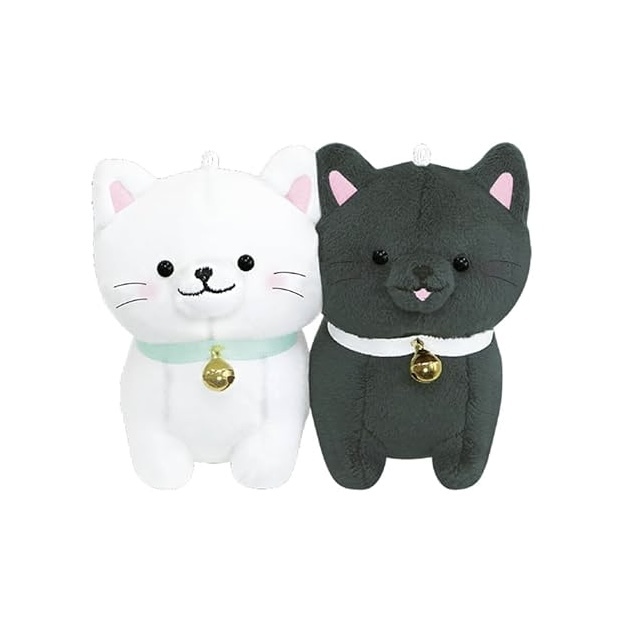JP 黑白貓麻糬公仔吊飾 2P 1131 OS250829