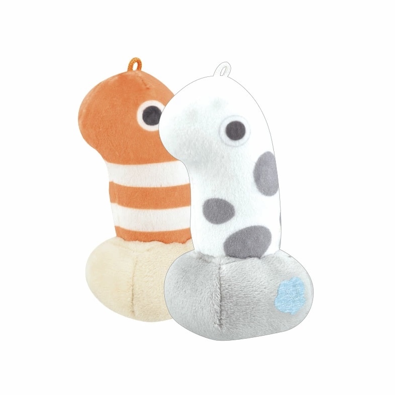 JP 海蚯蚓麻糬公仔吊飾 2P 5579 TK250829