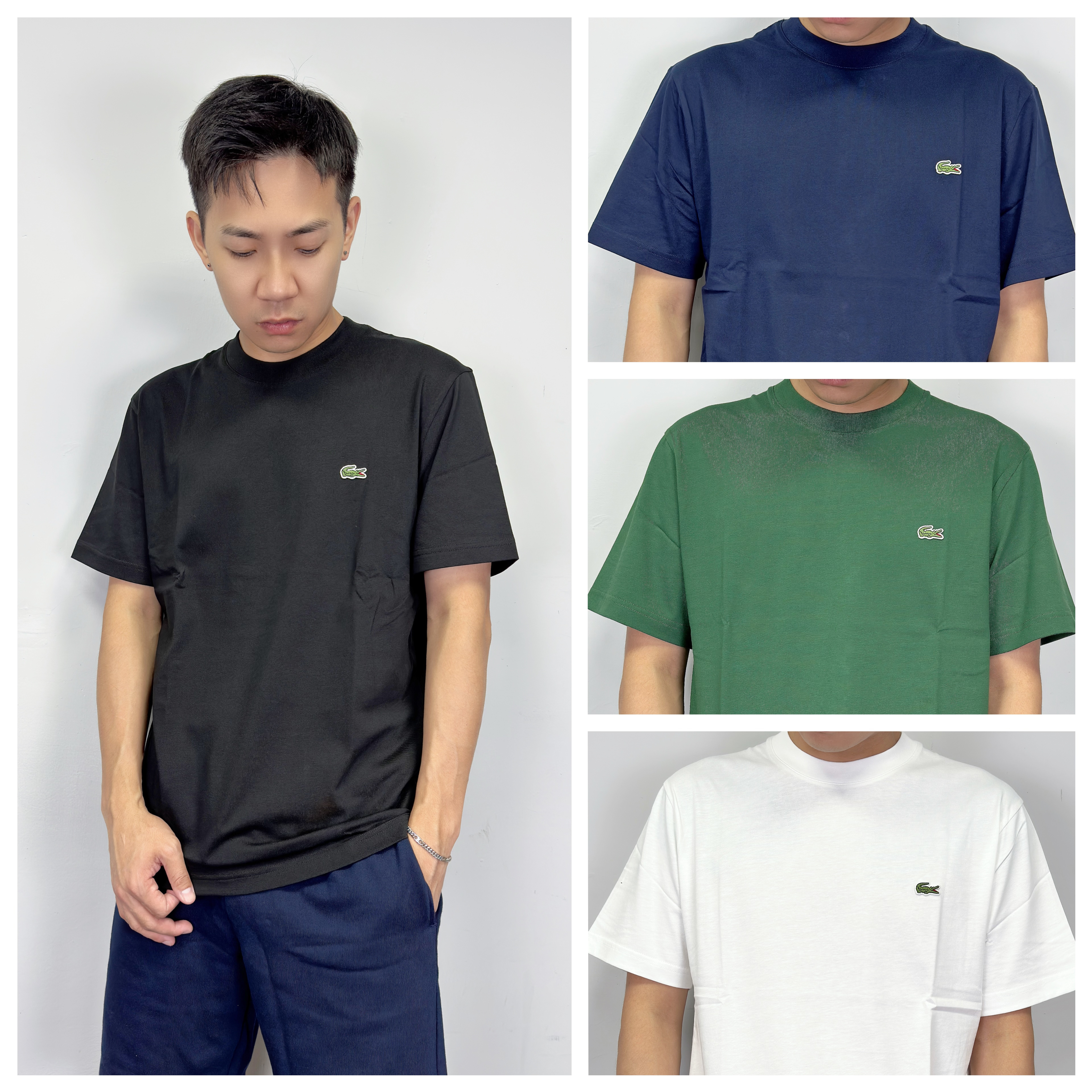 Lacoste 鱷魚 經典小Logo 素面 短袖 短T 素t