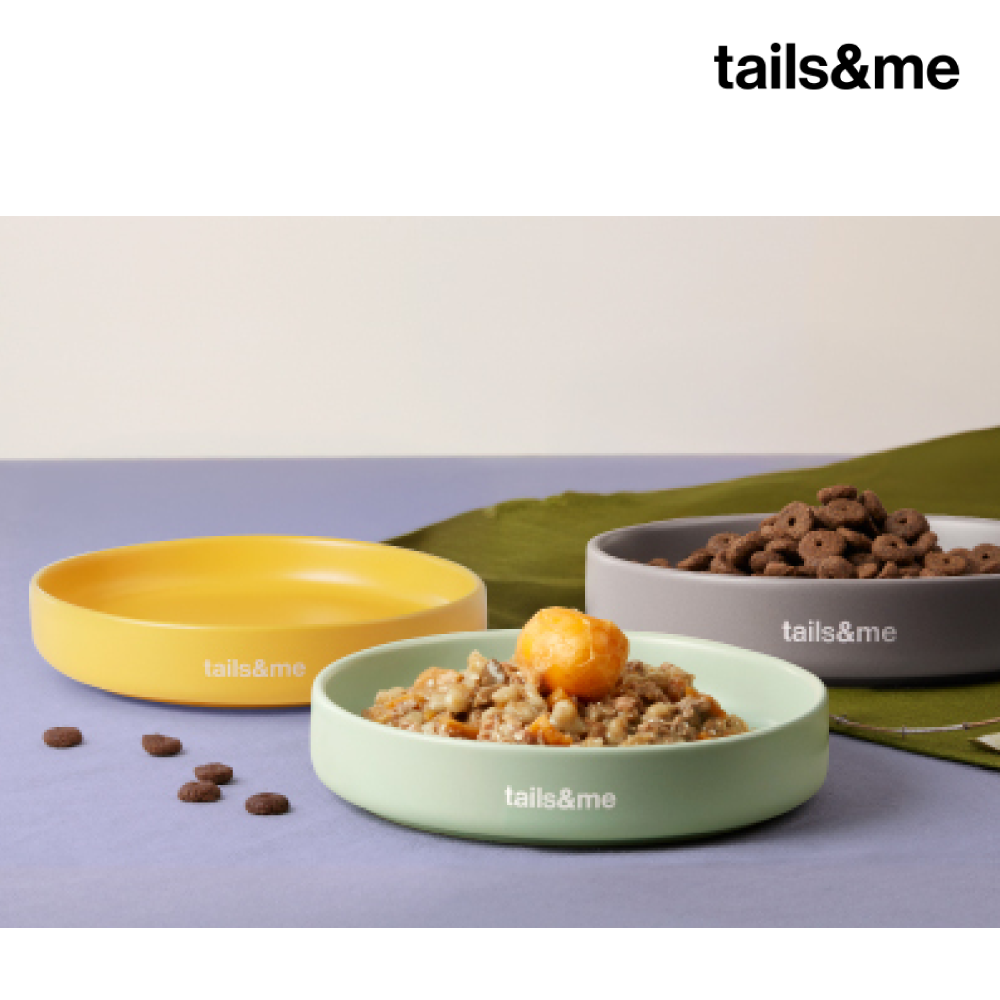 尾巴與我 TAILS&ME｜寵物釉彩陶瓷碗