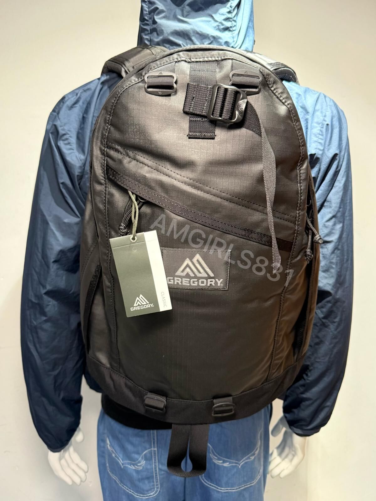 Gregory day pack coated true black