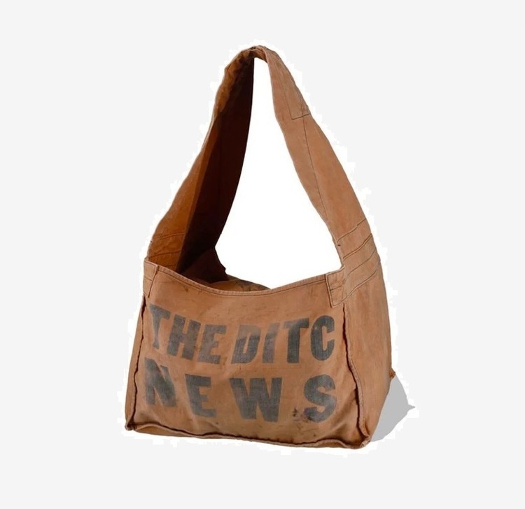 8/30 RELEASE: BOWWOW 2025 A/W THE DITC NEWSPAPER BAG AGED - PRE ORDER ITEM (預訂中)