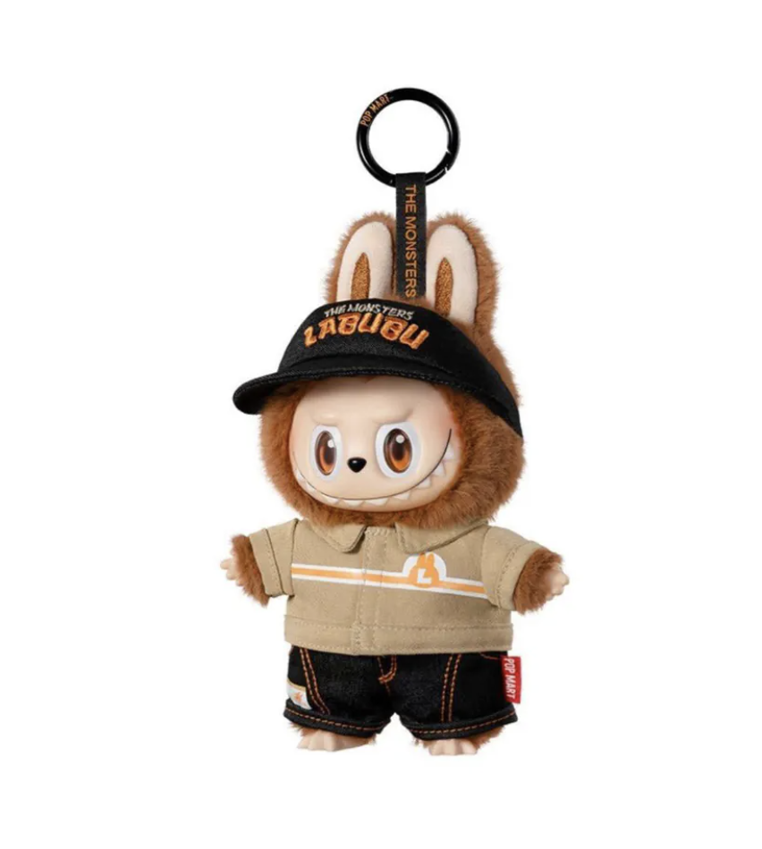 THE MONSTERS 怪味便利店系列Labubu 搪膠毛絨吊卡