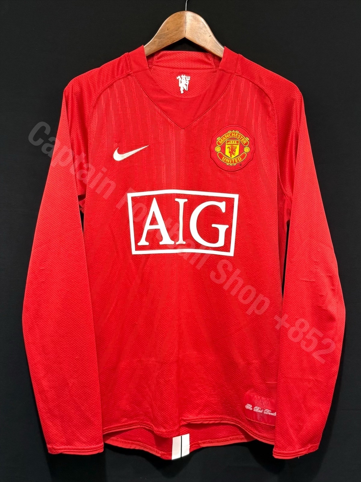 曼聯 2007-2009 Nike 主場長袖球衣 #10 ROONEY