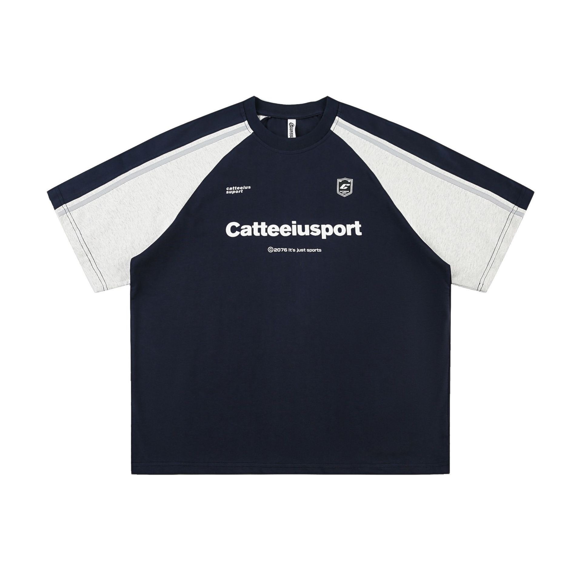 拼色休閒短袖T恤