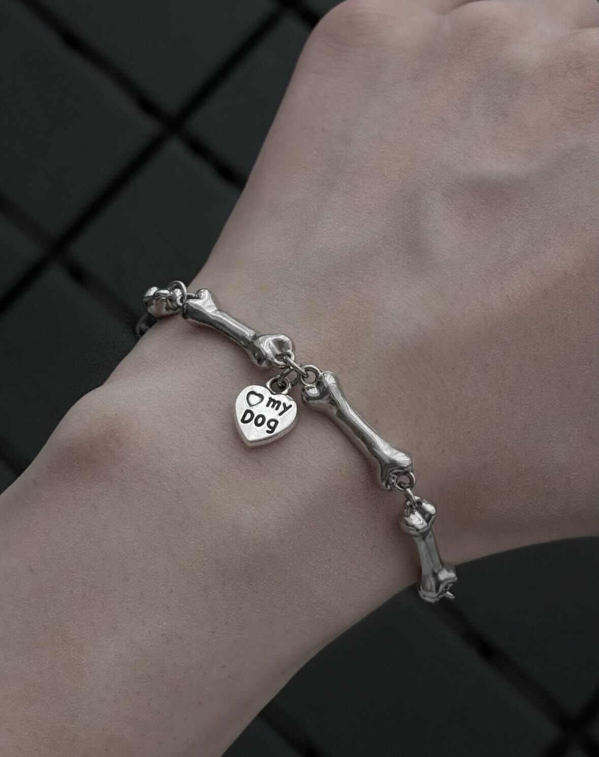 <快速出貨> 小狗鋼鈦手鍊項鍊