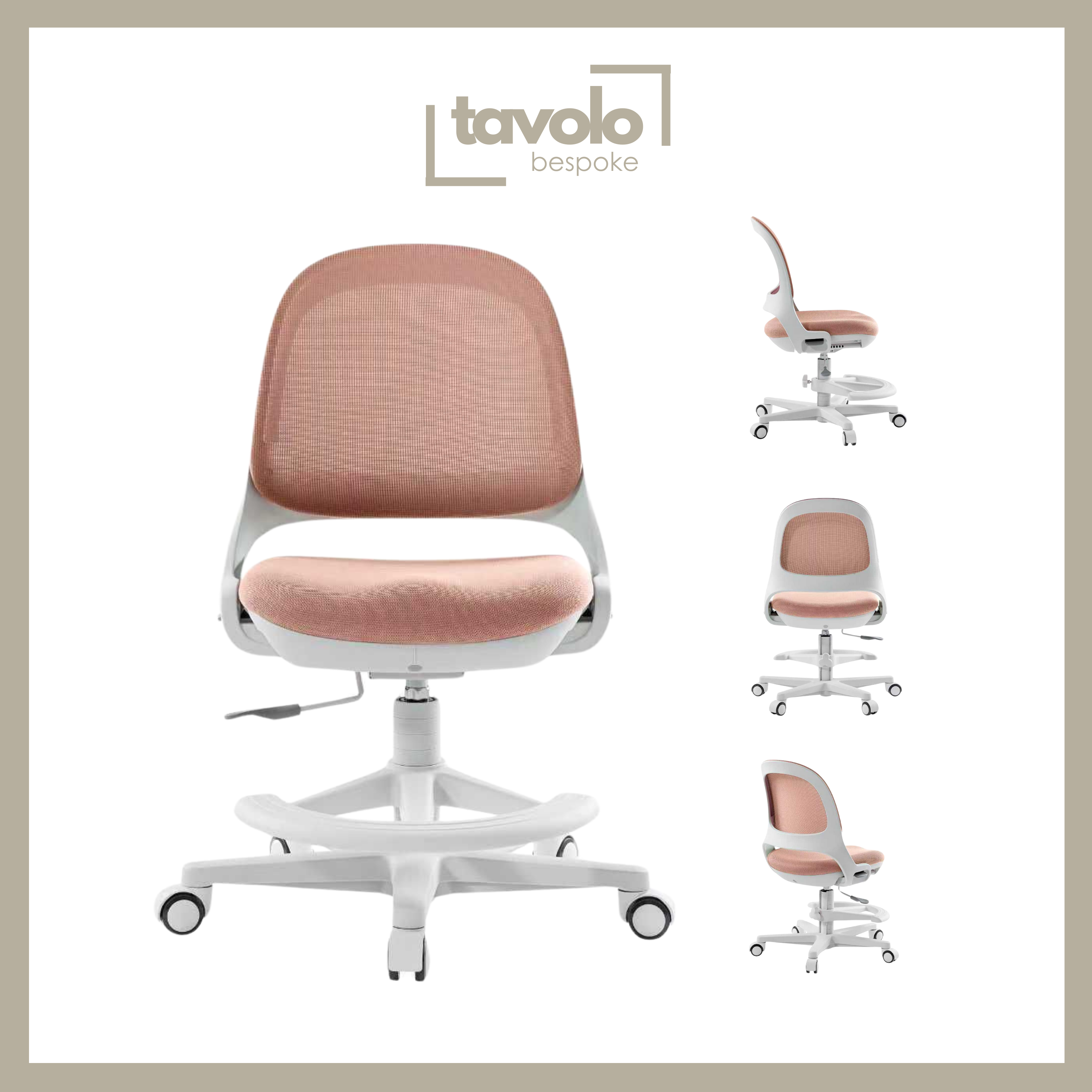 Tavolo Bespoke Quantum Chair - Dirty Pink