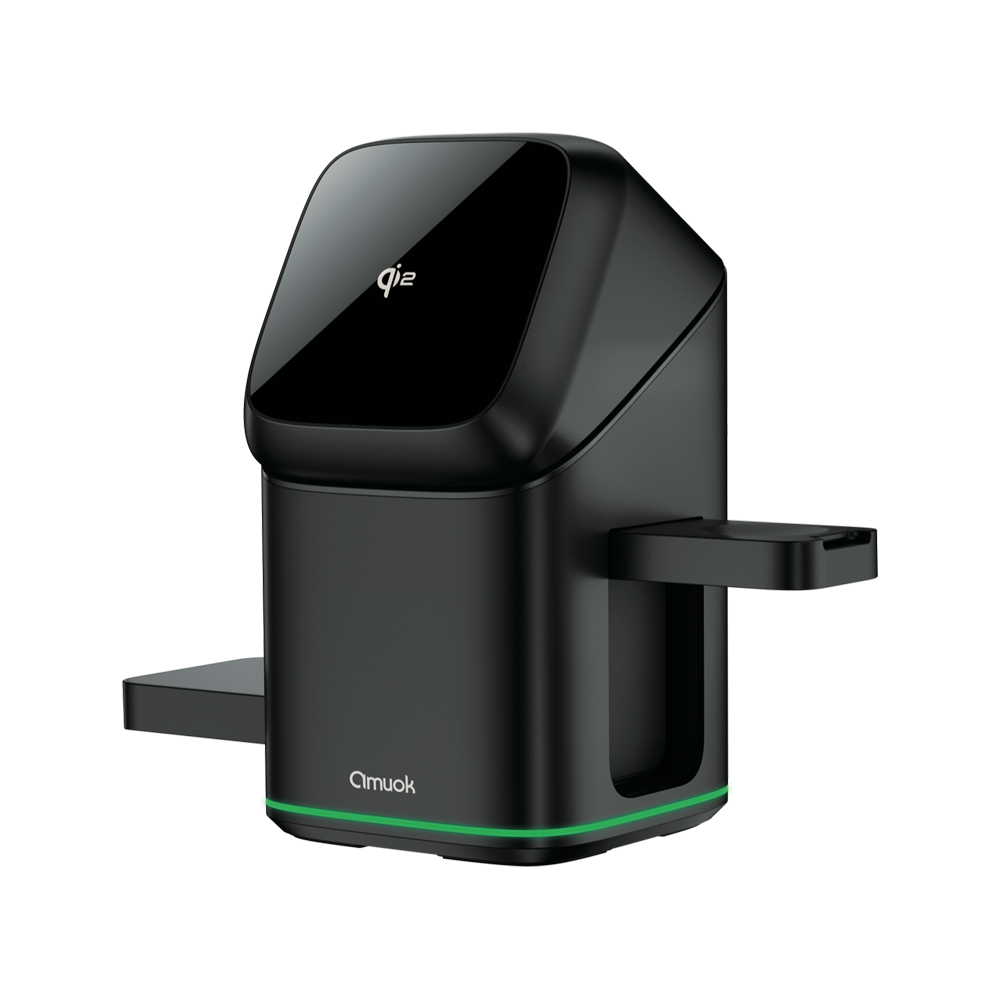 【amuok】Qi2認證 萬能三合一磁吸無線充電站 15W
