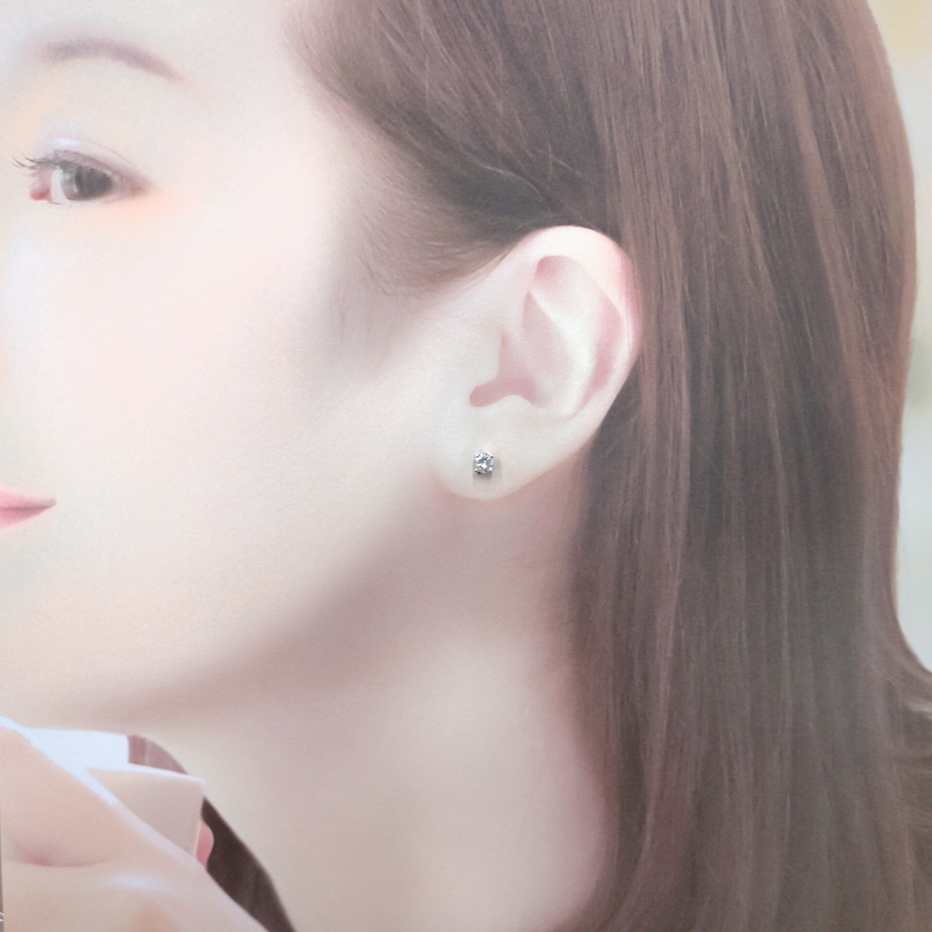 18K White Gold 0.62ct Diamond Earrings