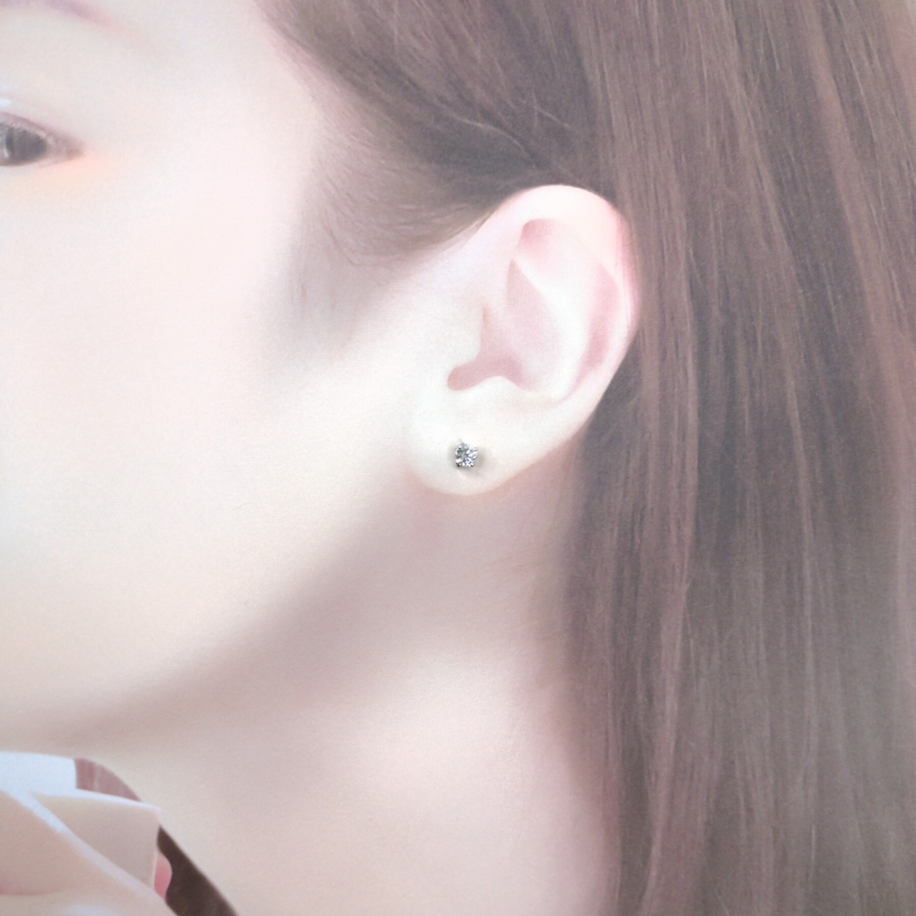 18K White Gold 0.52ct Diamond Earrings