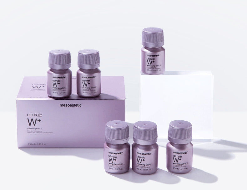 MESOESTETIC美斯蒂克【正品 】 ultimate w+ whitening elixir 高能抗氧美白飲西班牙美顏飲  30mlX6瓶