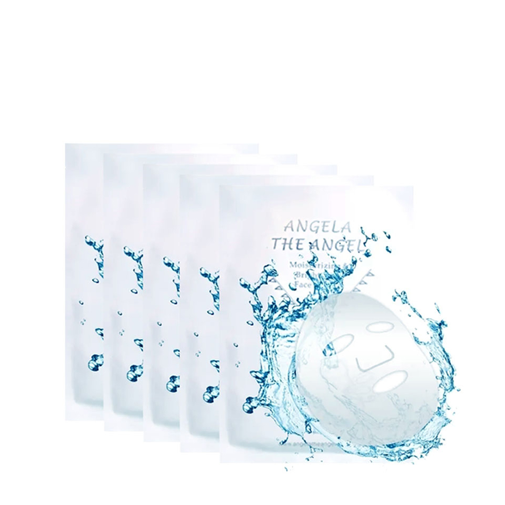 8折 💙 天然棉嫩白保濕面膜 5 /20片