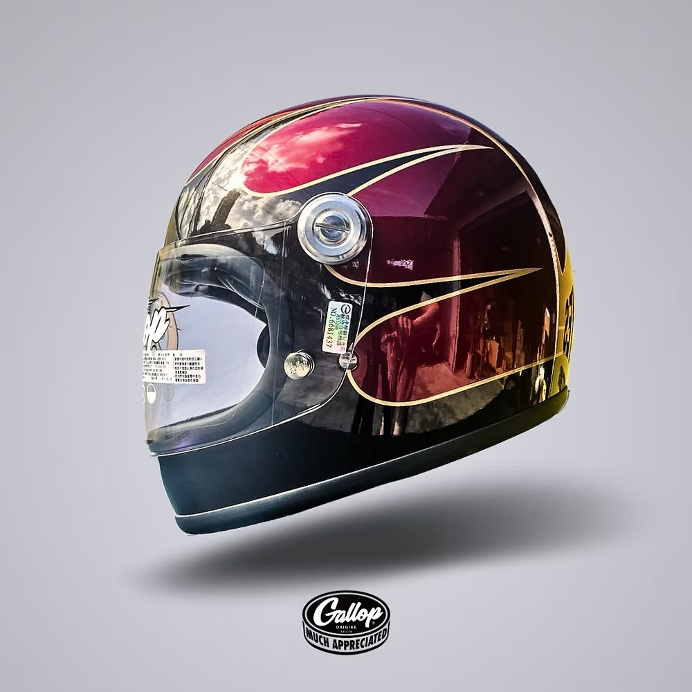 Gallop 1932 【銀紅】樂高帽