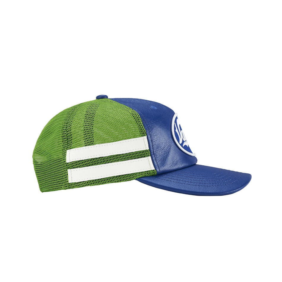 SUPREME VANSON LEATHERS MESH BACK 6-PANEL 皮革六分割卡車帽黑色