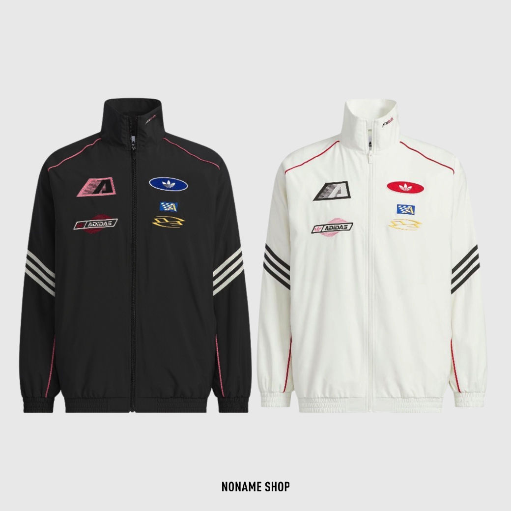 ADIDAS ORIGINALS MOTO SS25 賽車風 機車風 復古 立領 寬鬆 防風 外套 兩色 (女款)