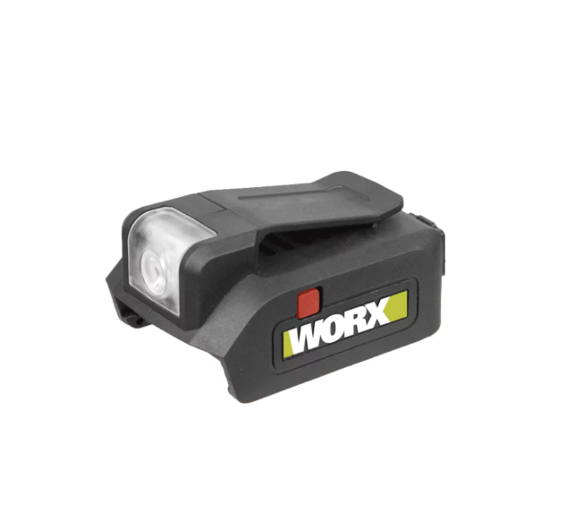"WORX"威克士 20V兩位USB充電座+LED燈-[WU020]