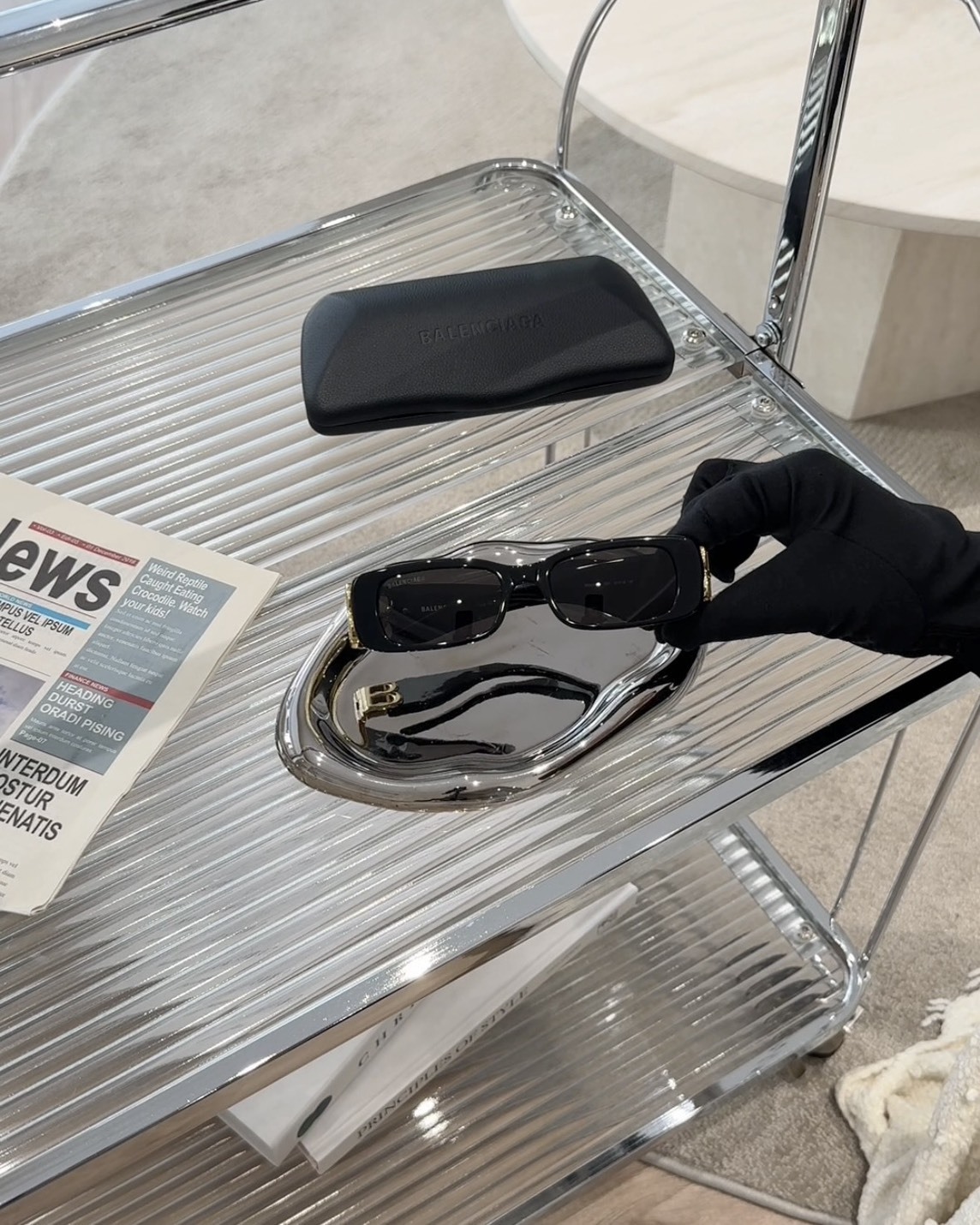 BALENCIAGA｜BB0096S-001 墨鏡 (GD同款)