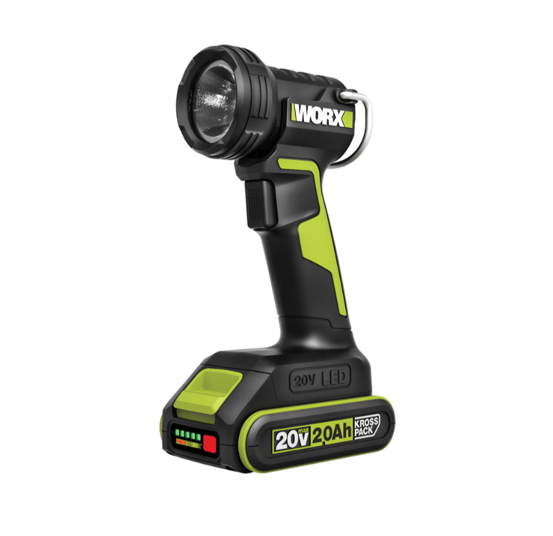 "WORX"威克士 手提LED燈(鋰20V)(2.0Ah電+2A充電器)-[WU027]