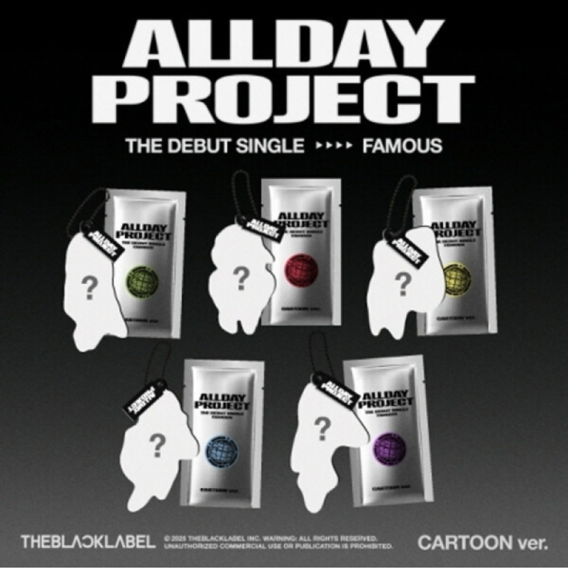 Allday project 1st album ( cartoon ver: random)