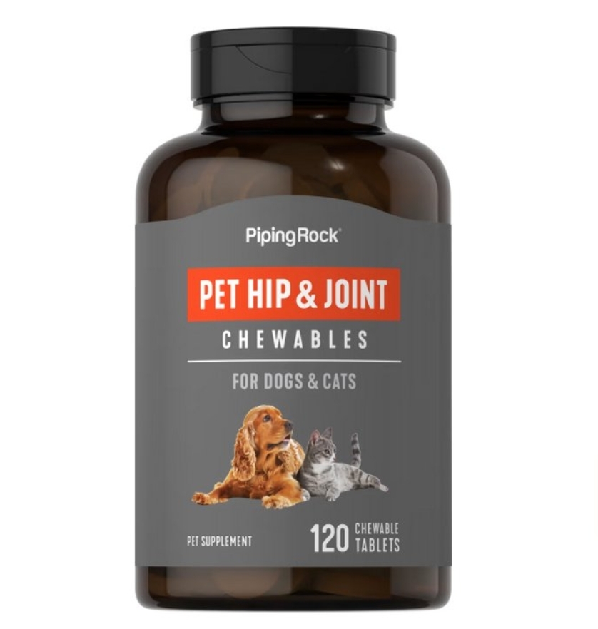 【Piping Rock】貓狗骨骼強健 關節保健 Hip & Joint for pets 寵物專用 120顆