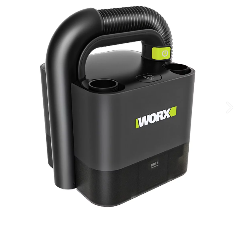 "WORX"威克士 無刷迷你吸塵機(鋰20V)(2.0Ah電+2A充電器)-[WU035]