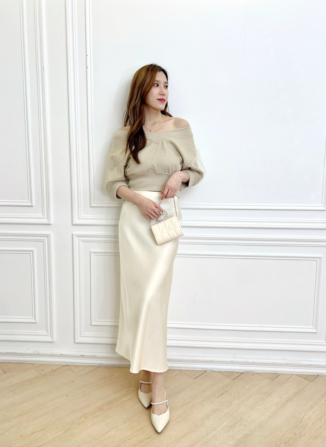 澎短袖紗質棉料上衣