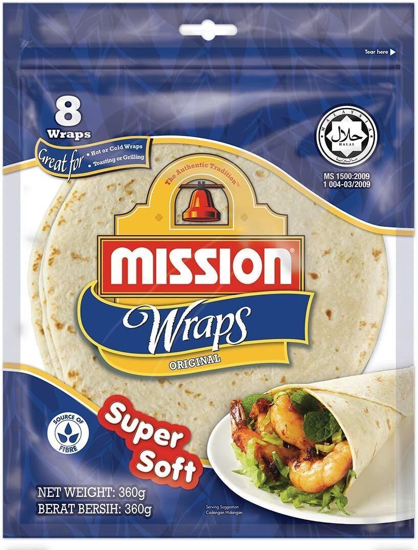 Mission 原味 捲餅 360g (共8塊)