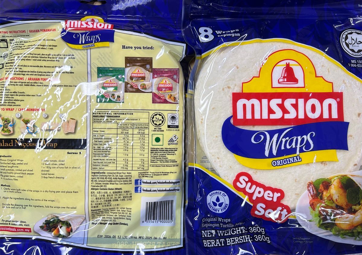 Mission 原味 捲餅 360g (共8塊)