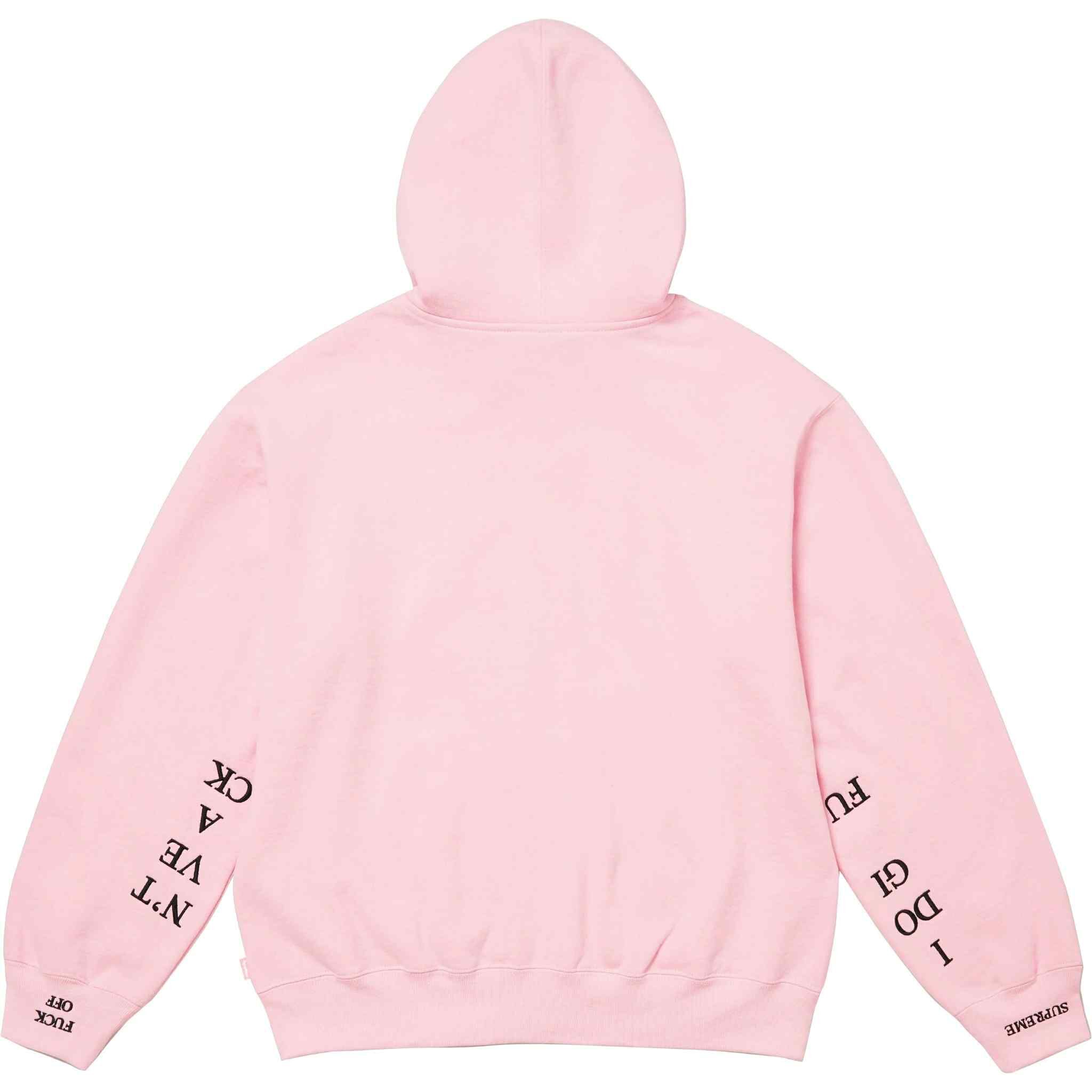 Supreme IDGAF Zip Up Hooded Sweatshirt (4Colors)