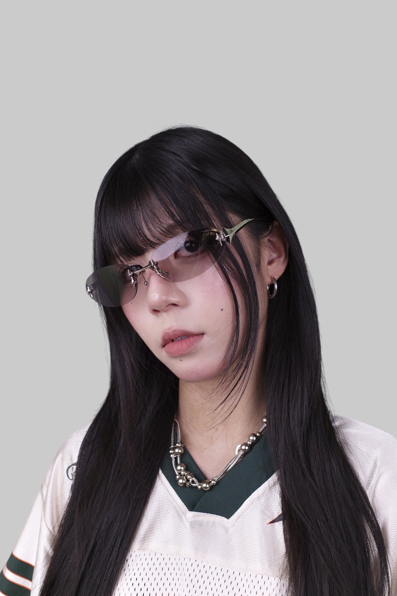 『Always_Good』復古 無框 Y2K 星星鏡架 墨鏡