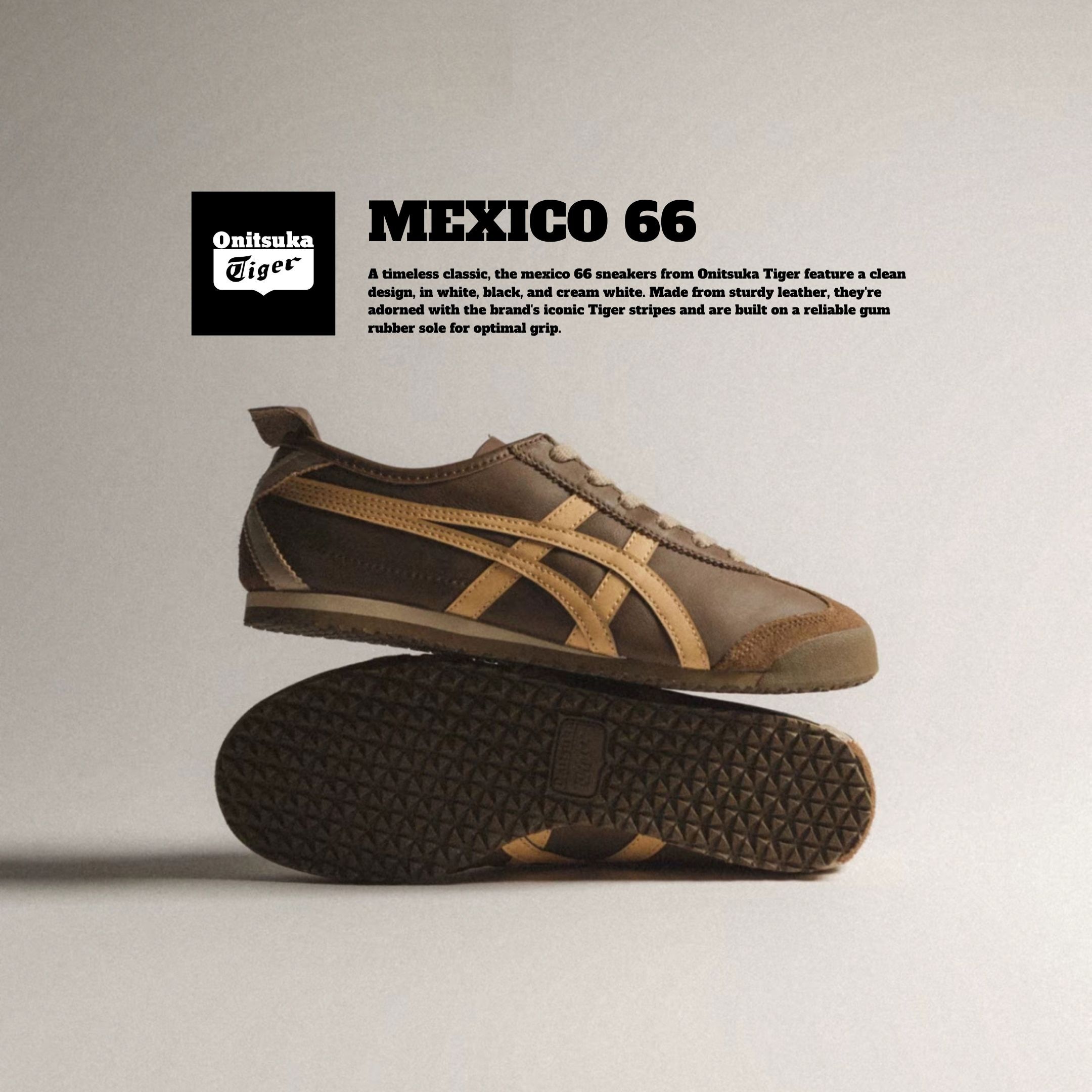 NICEDAY 代購 Onitsuka Tiger MEXICO 66 鬼塚虎 摩卡 棕 米黃 虎爪 1183C102-203