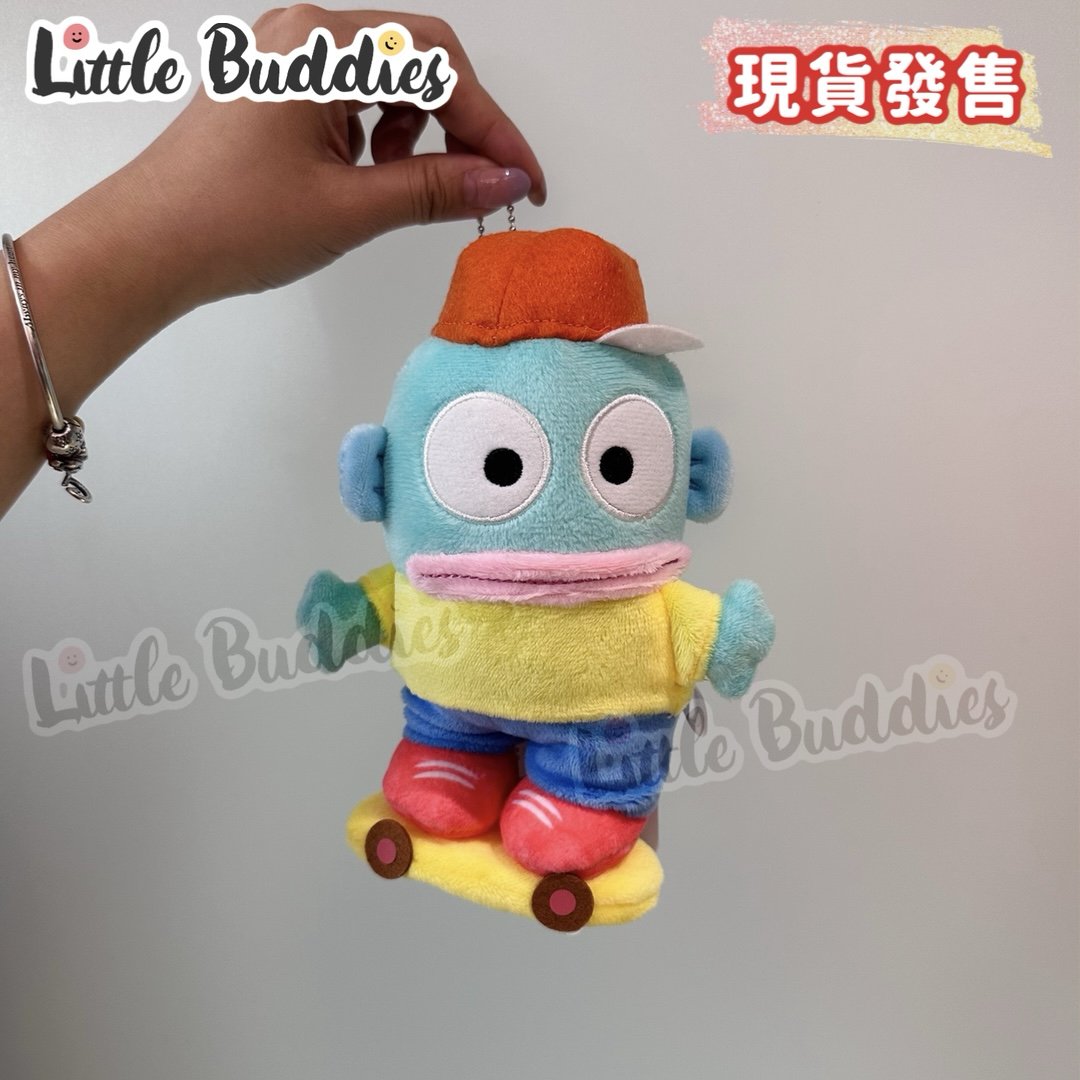 日本限定 Sanrio Hangyodon 水怪 40周年 公仔匙扣 掛飾