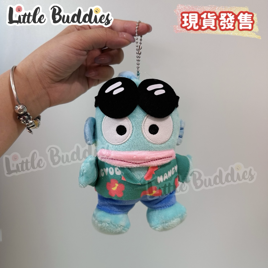 日本限定 Sanrio Hangyodon 水怪 40周年 公仔匙扣 掛飾