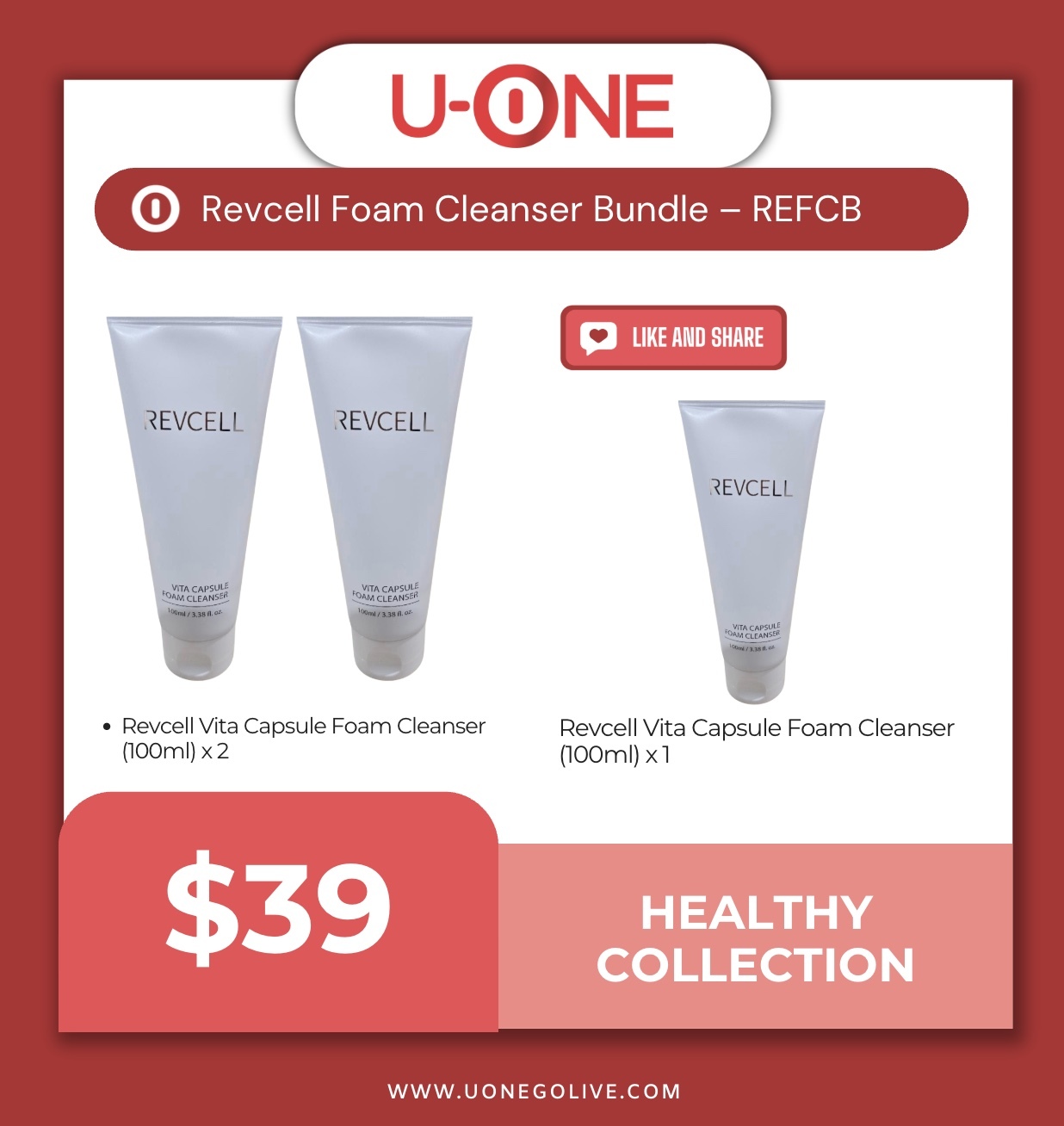 Revcell Foam Cleanser Bundle – REFCB