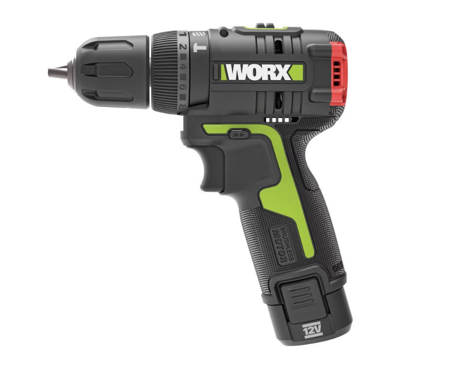 "WORX"威克士 雙速無刷衝擊電鑽(鋰12V)(2.0Ah電x2+1.5A充電器)-[WU131X]