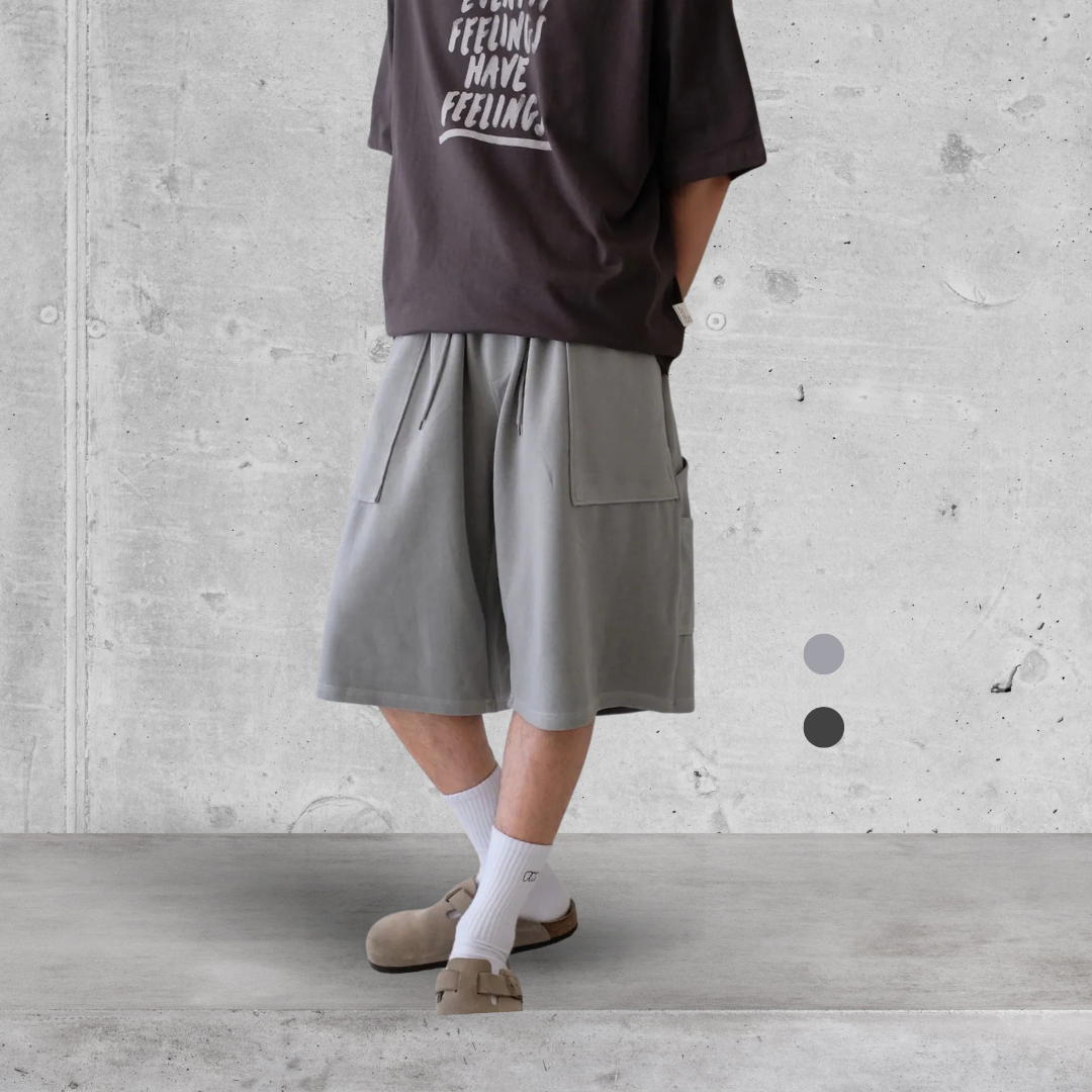 （現貨）P010 大口袋 休閒 棉褲 短褲