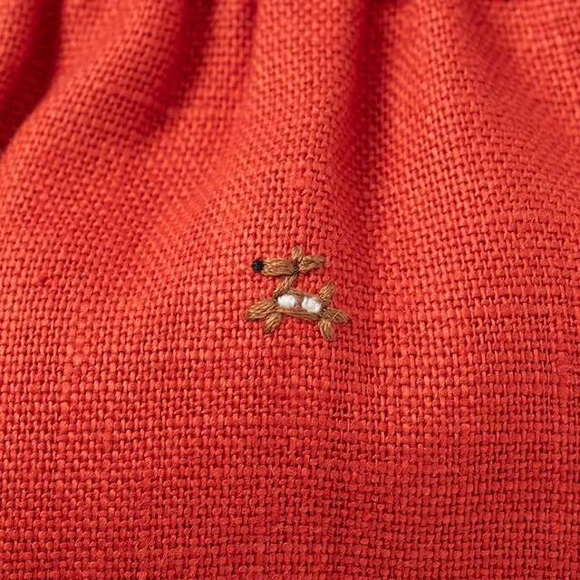 中川政七商店 - 鹿家族 彈片口金包 / 紅